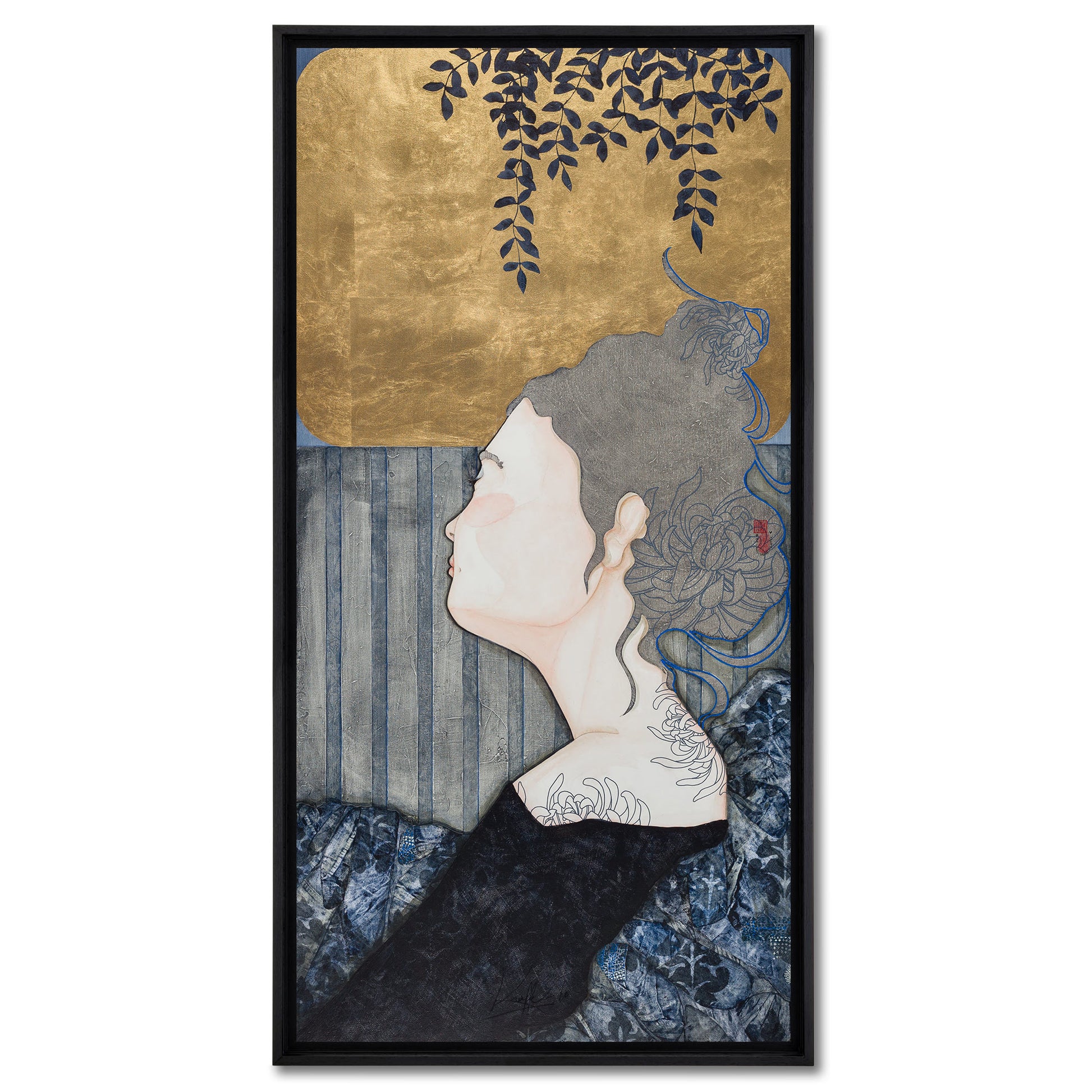 portrait féminin Lalou Kraffe