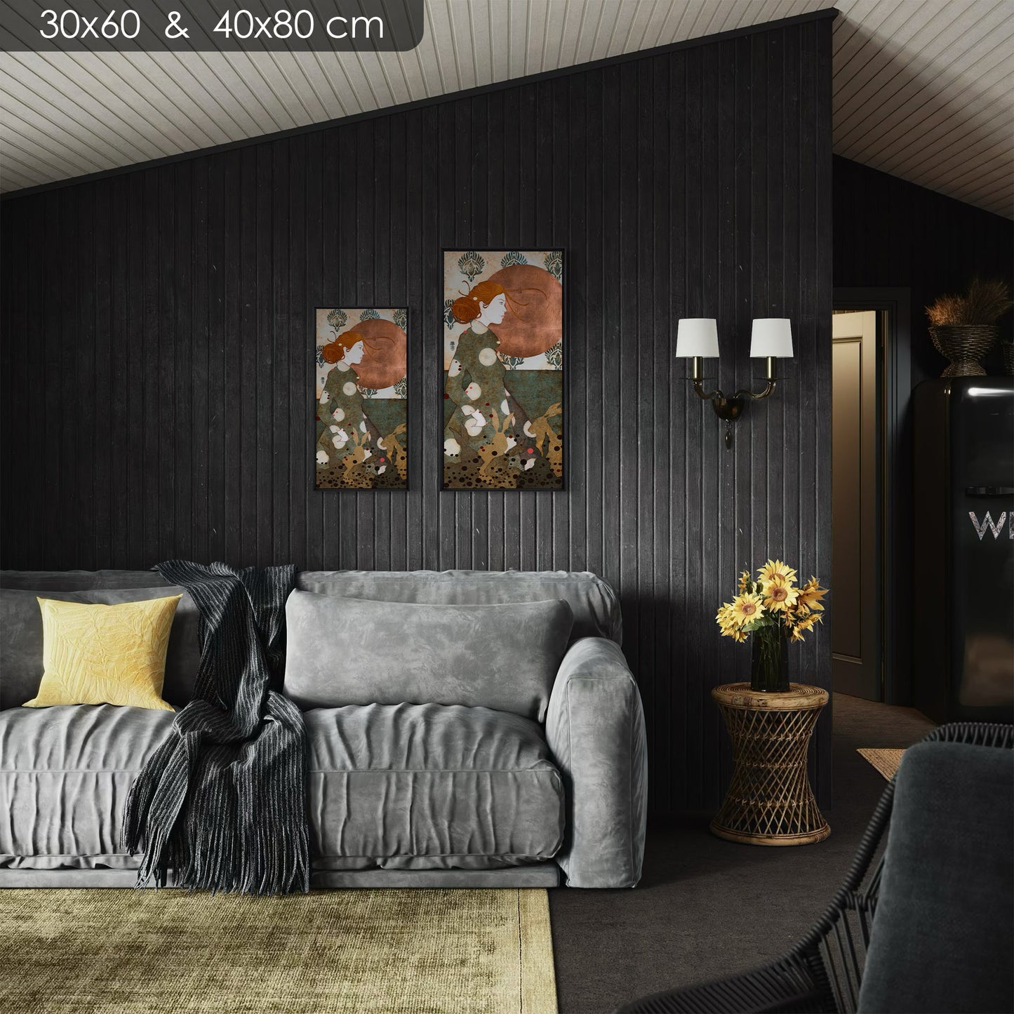 Portrait féminin : "Accompagnée par les lièvres et la rosée du matin, je file..."