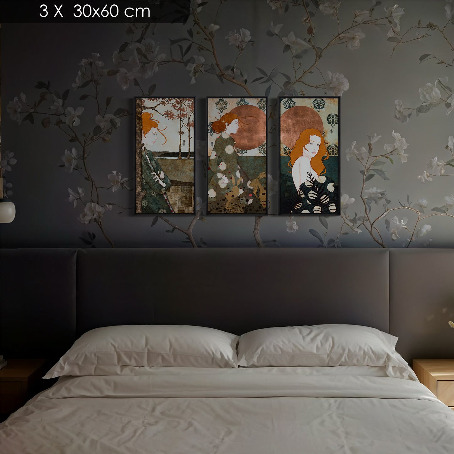 Portrait féminin : "Accompagnée par les lièvres et la rosée du matin, je file..."