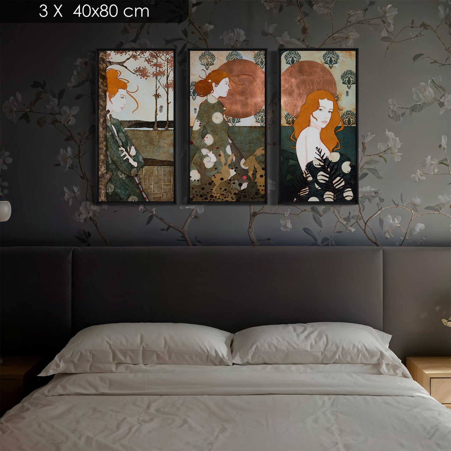 Portrait féminin : "Accompagnée par les lièvres et la rosée du matin, je file..."