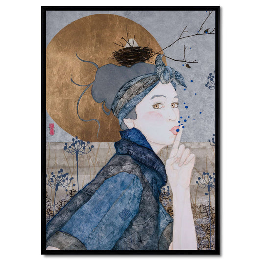 Portraits féminins, Coquetterie, Expression moderne, Figuratif, Galerie KLE, Bretagne, Normandie