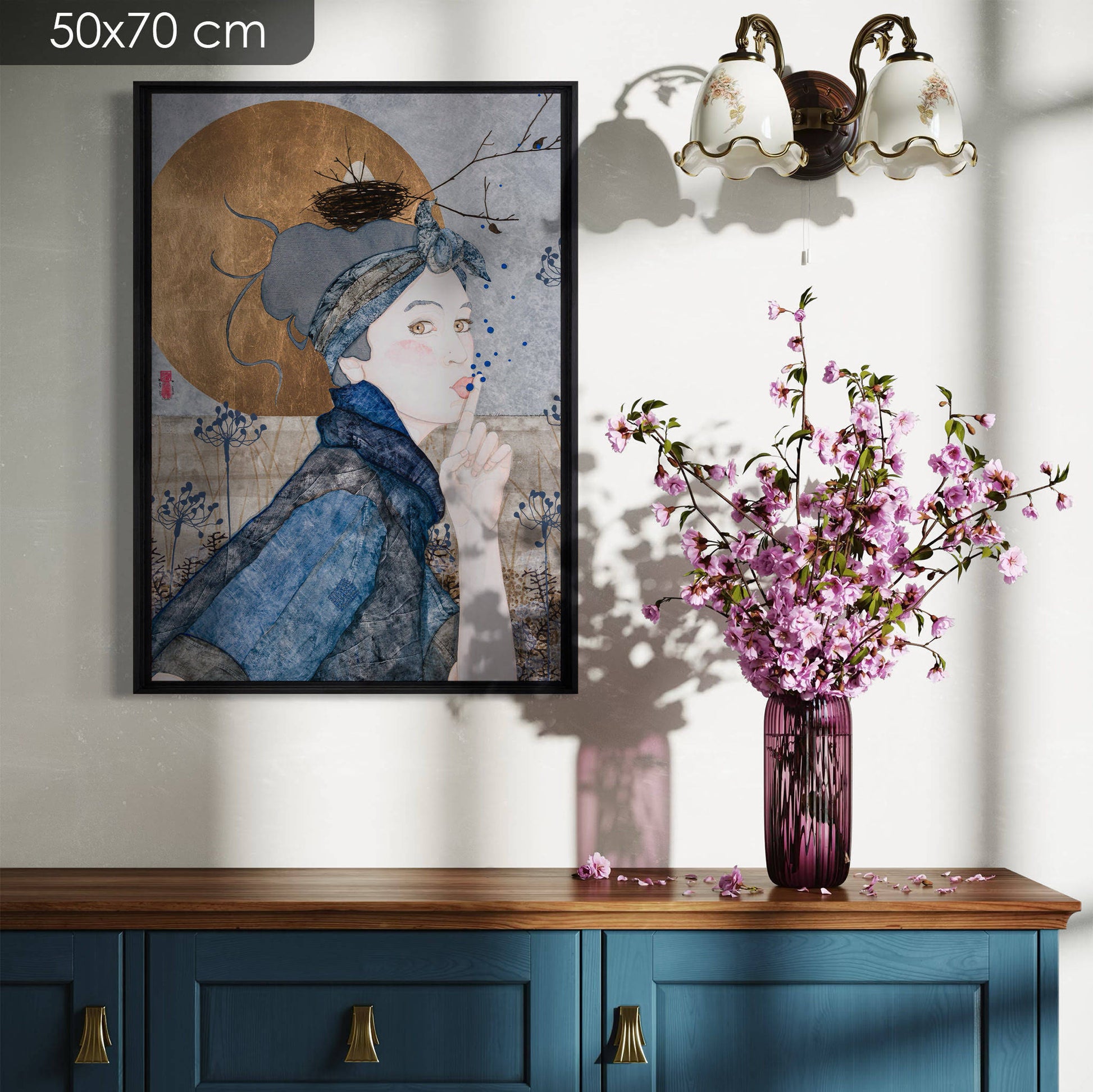 Portraits féminins, Coquetterie, Expression moderne, Figuratif, Galerie KLE, Bretagne, Normandie