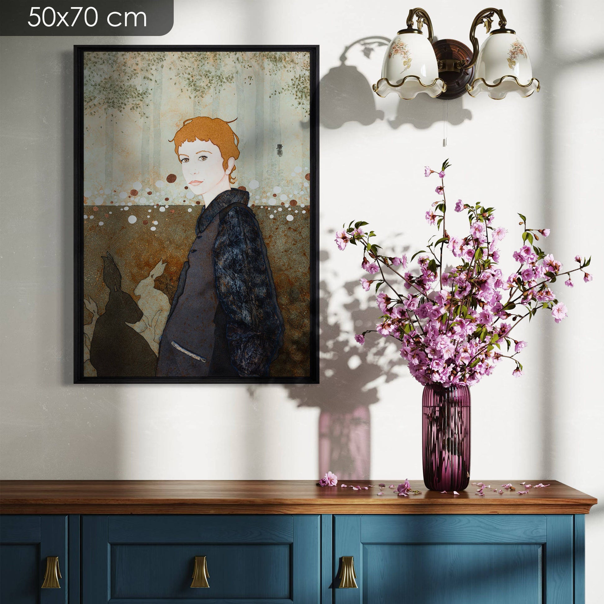 Portraits féminins, Galerie KLE, Douceur, Poésie, Lalou Kraffe, Bretagne, Normandie