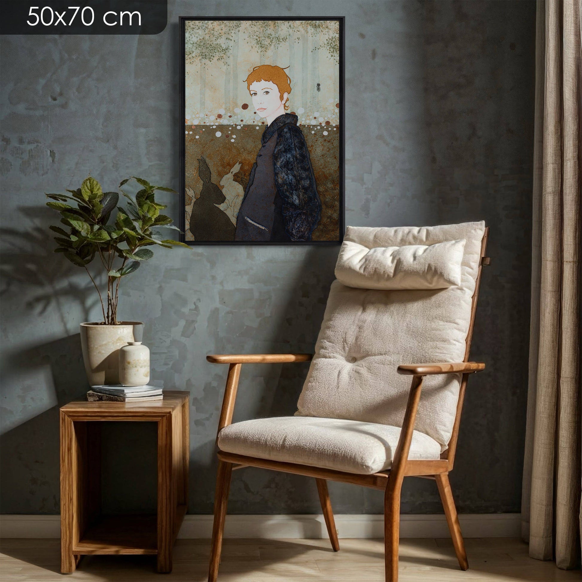 Portraits féminins, Galerie KLE, Douceur, Poésie, Lalou Kraffe, Bretagne, Normandie