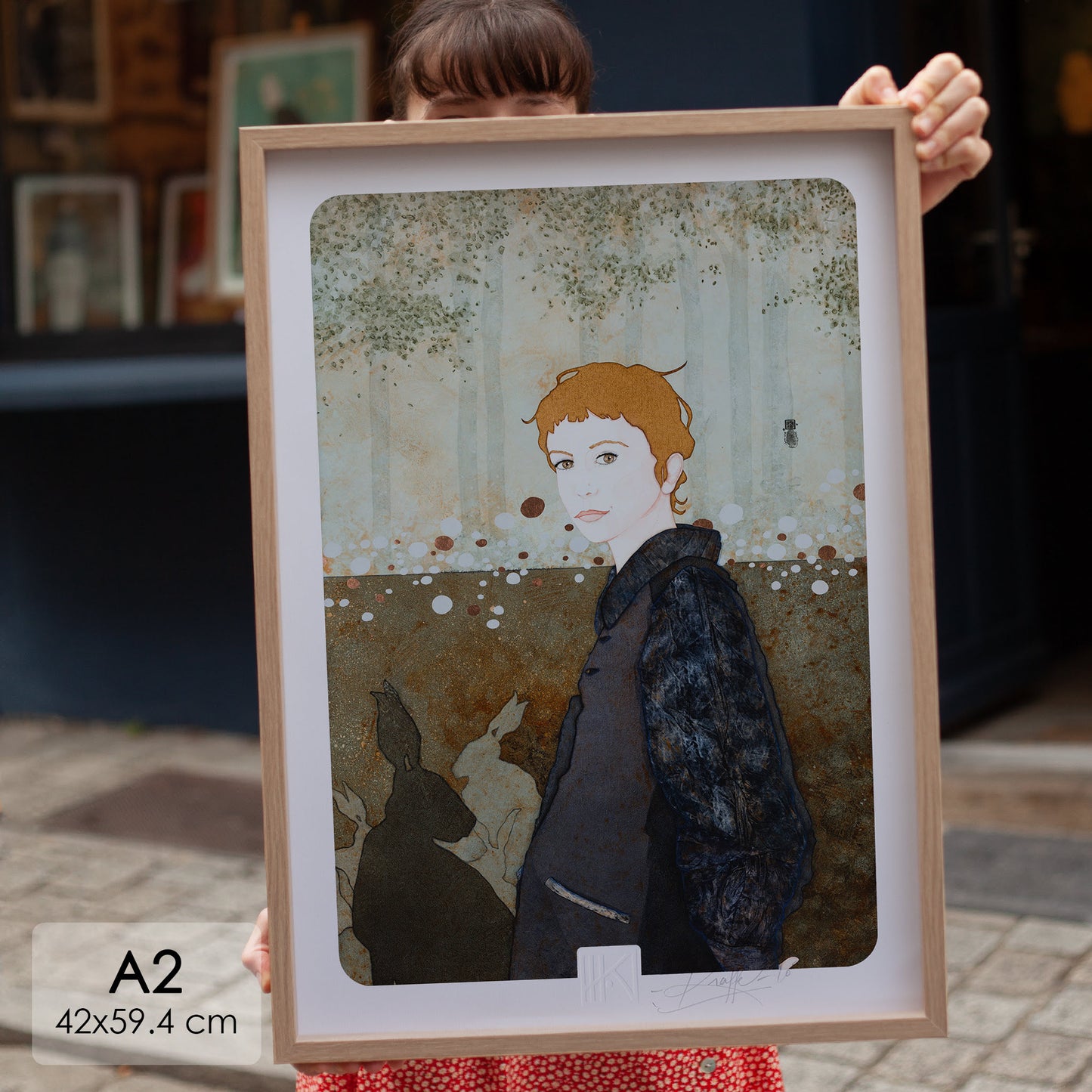 Portraits féminins de Lalou Kraffe Bretagne Normandie Douceur Poésie