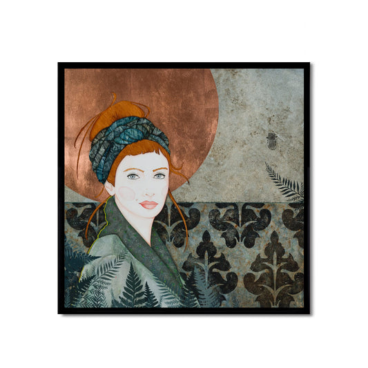 Portraits féminins de Lalou Kraffe, élégance, poésie et modernité, regard, Galerie KLE, Bretagne et Normandie