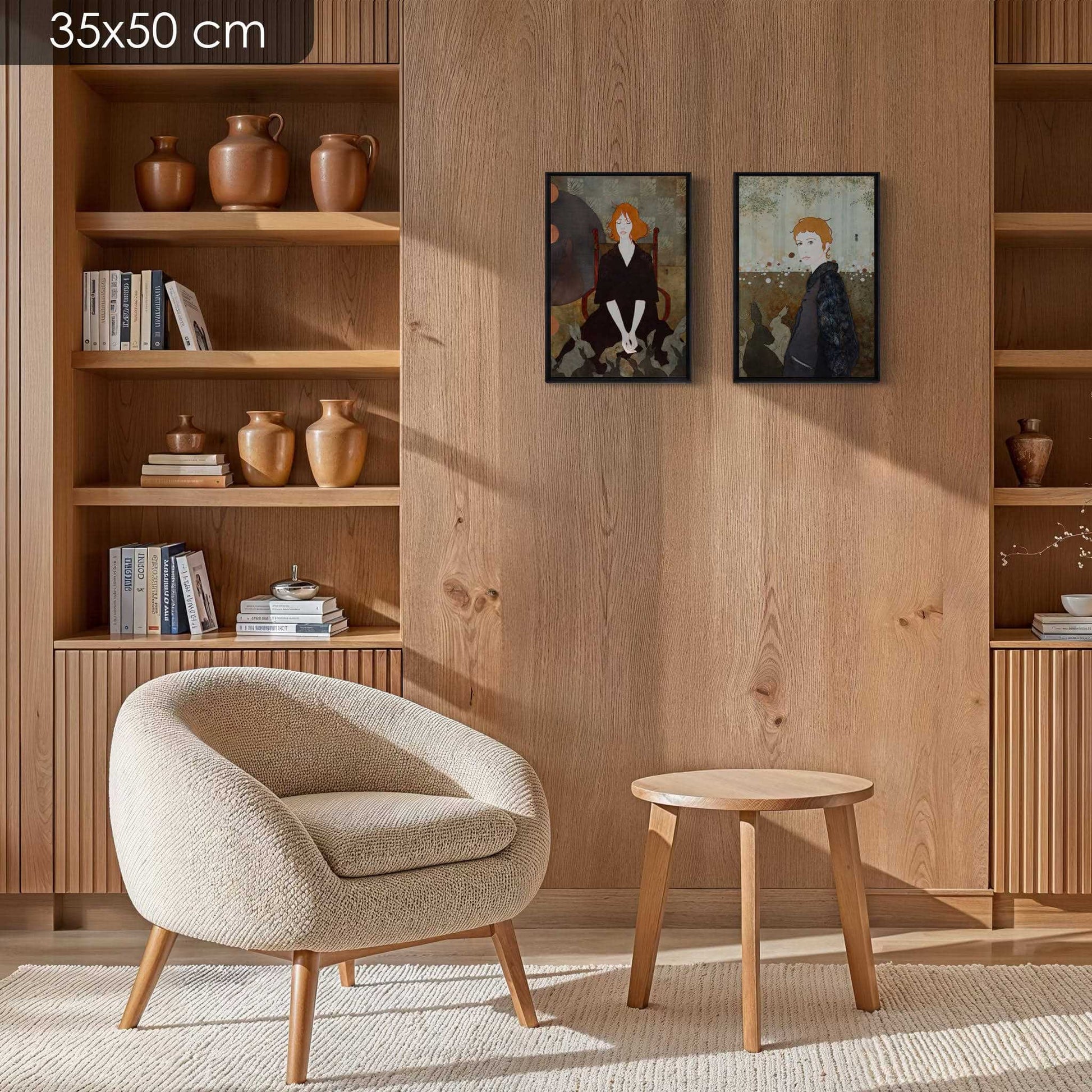 Portraits féminins, mystère, moderne, Lalou Kraffe, Honfleur, Pont-Aven et Auray