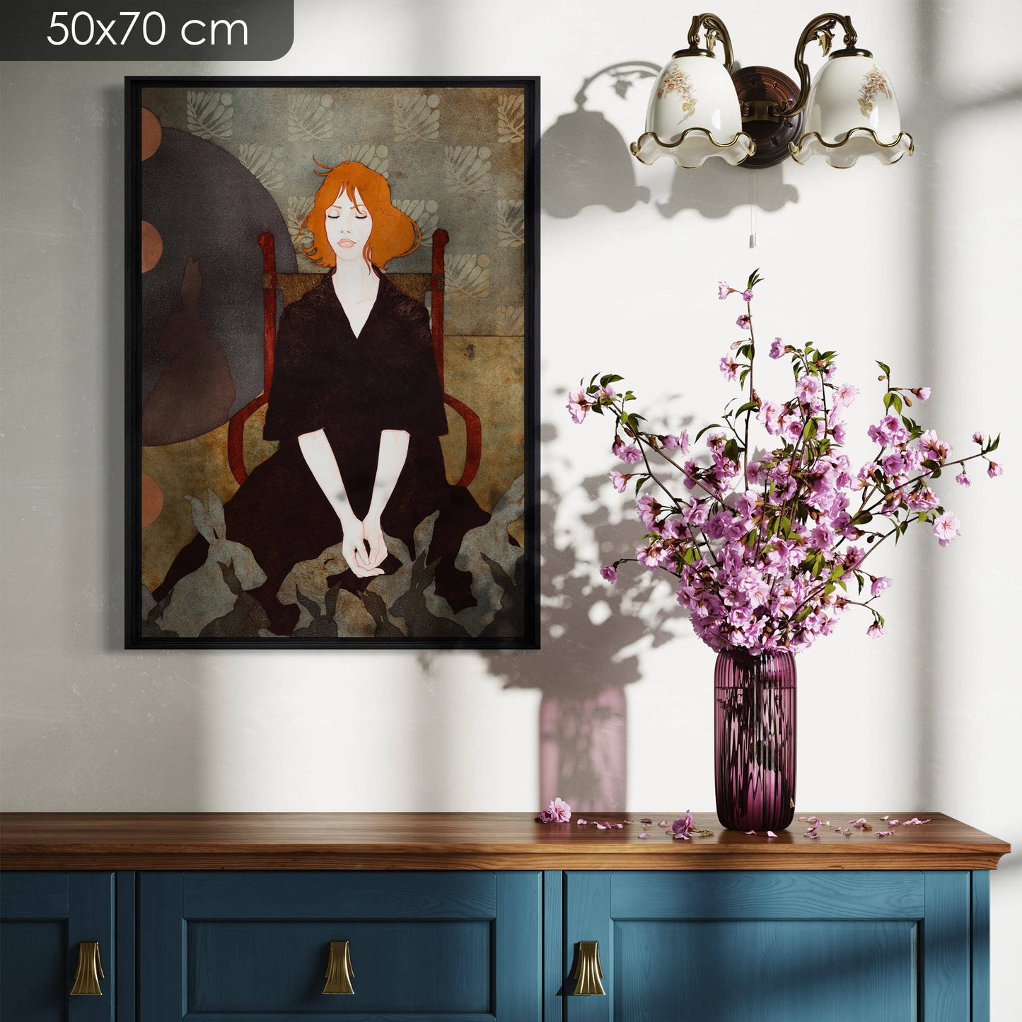 Portraits féminins, Mystère, Moderne, Lalou Kraffe, Honfleur, Pont-Aven, Auray