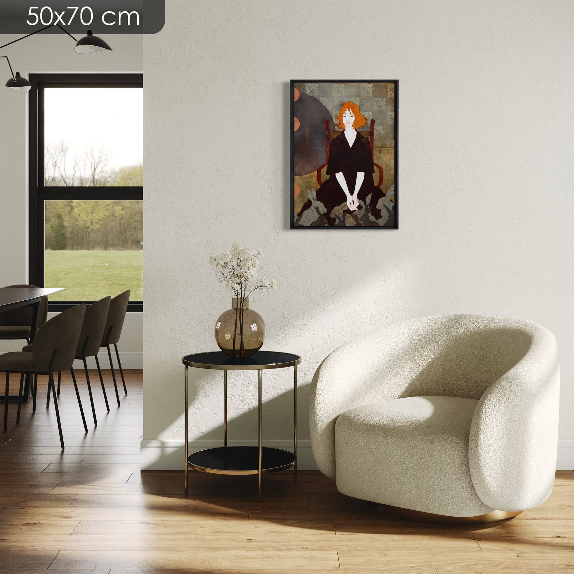 Portraits féminins, Mystère, Moderne, Lalou Kraffe, Honfleur, Pont-Aven, Auray