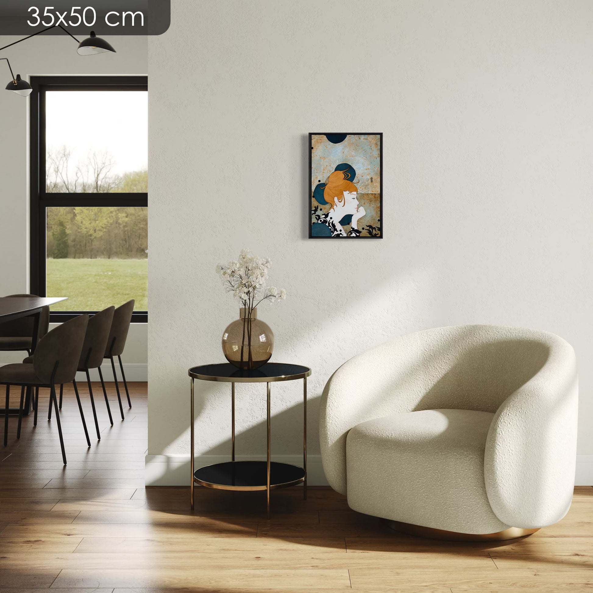 Portraits de femmes, élégance, raffinement et poésie, Lalou Kraffe, Bretagne et Normandie, KLE