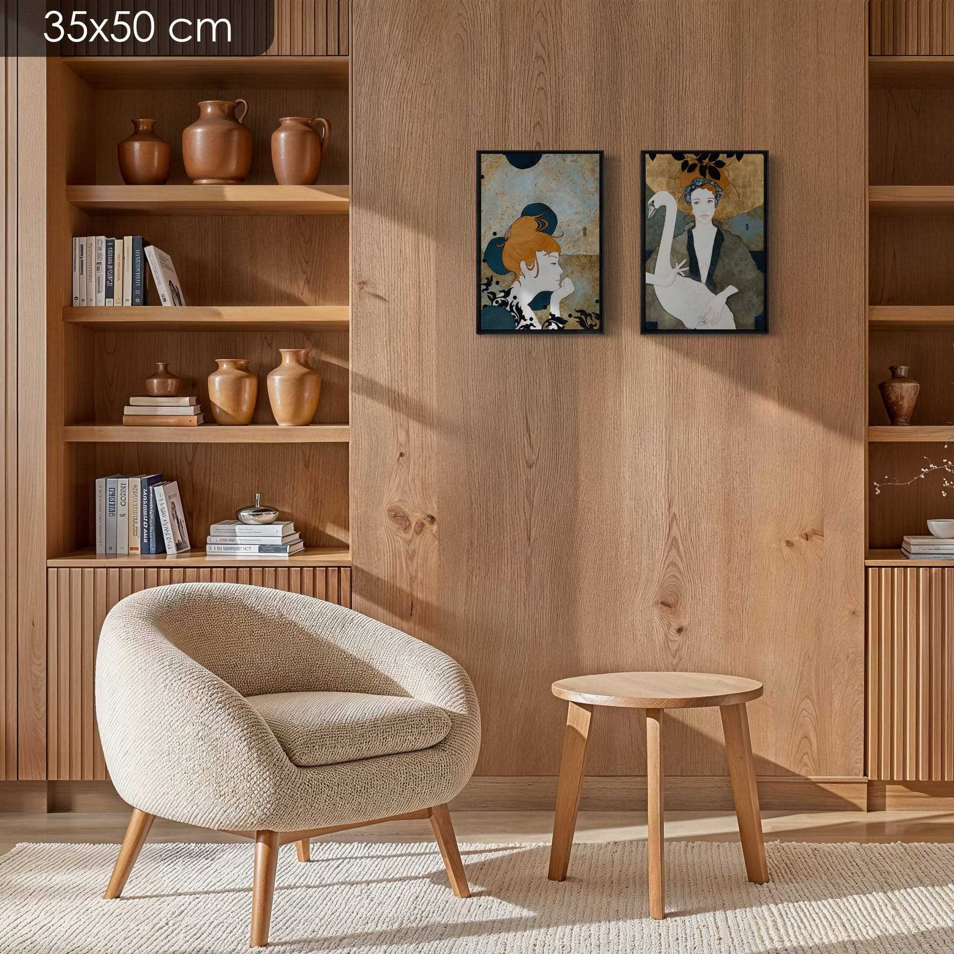 Portraits de femmes, élégance, raffinement et poésie, Lalou Kraffe, Bretagne et Normandie, KLE