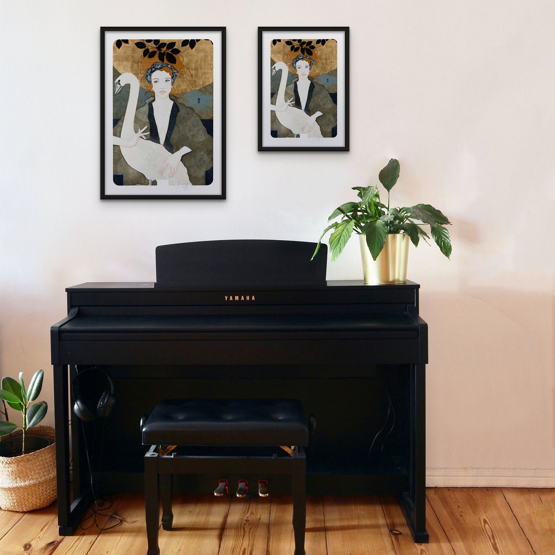 Portraits de femmes Lalou Kraffe élégance Galerie KLE Bretagne Normandie