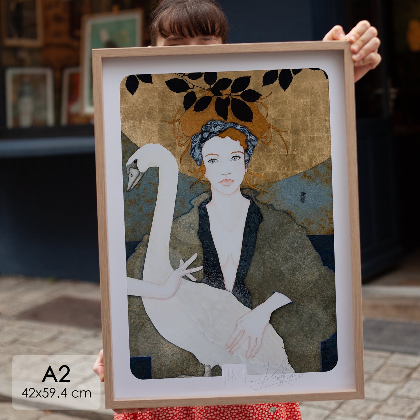 Portraits de femmes Lalou Kraffe élégance Galerie KLE Bretagne Normandie