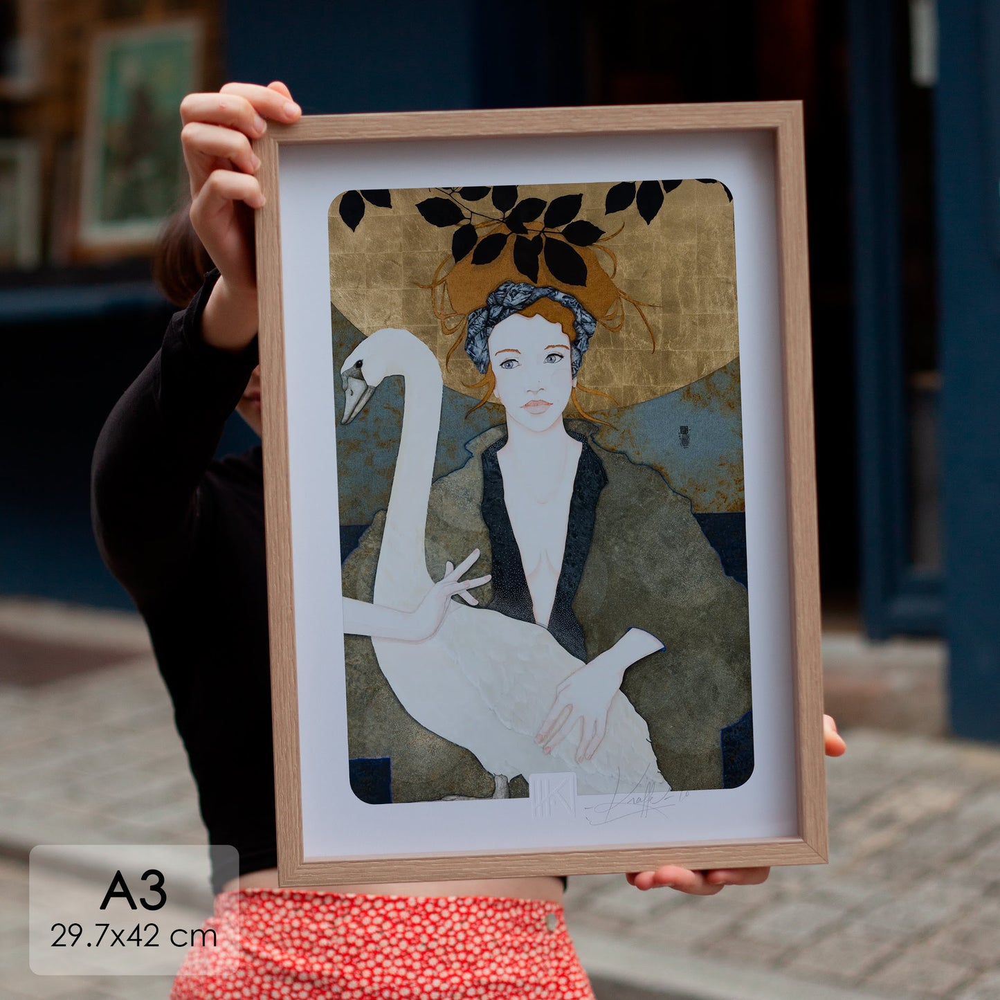 Portraits de femmes Lalou Kraffe élégance Galerie KLE Bretagne Normandie