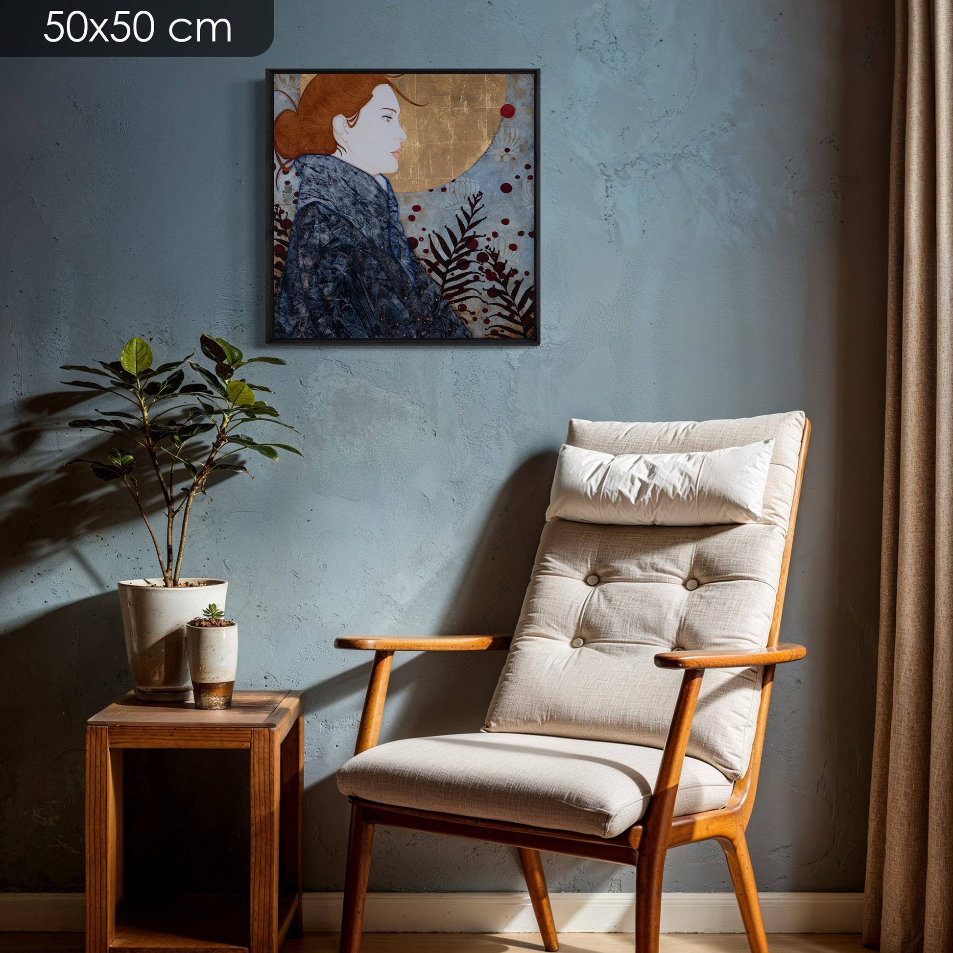 Portraits de femmes par Lalou Kraffe à la galerie KLE, douceur et poésie, Bretagne et Normandie