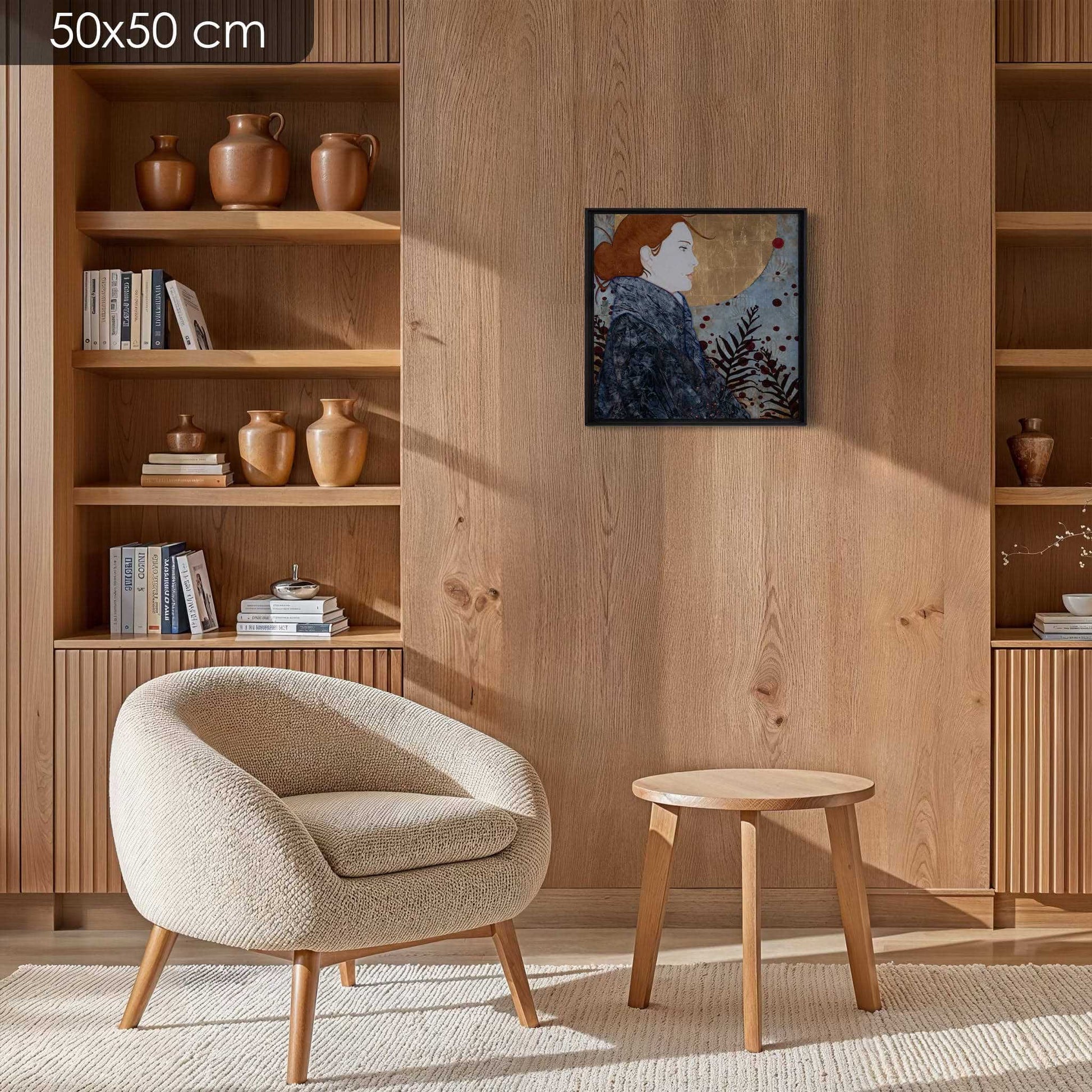 Portraits de femmes par Lalou Kraffe à la galerie KLE, douceur et poésie, Bretagne et Normandie