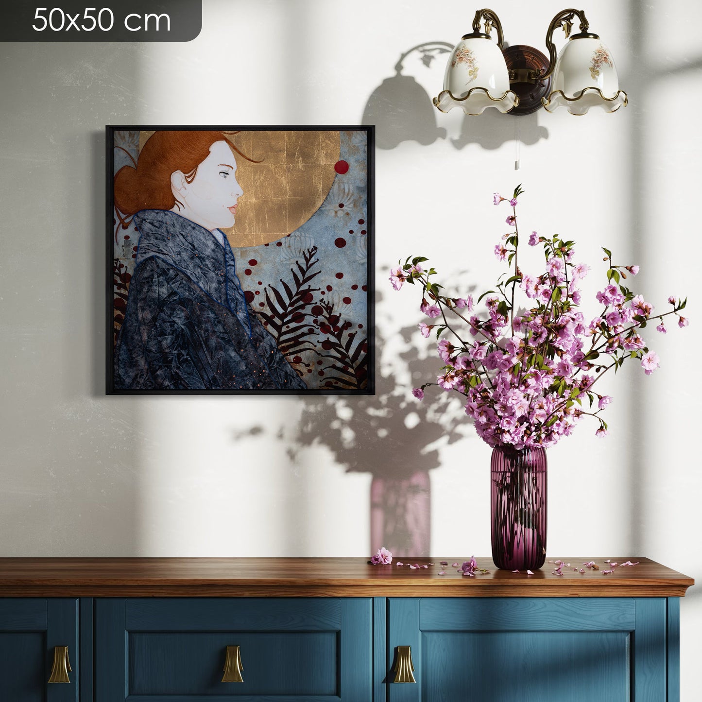 Portraits de femmes par Lalou Kraffe à la galerie KLE, douceur et poésie, Bretagne et Normandie