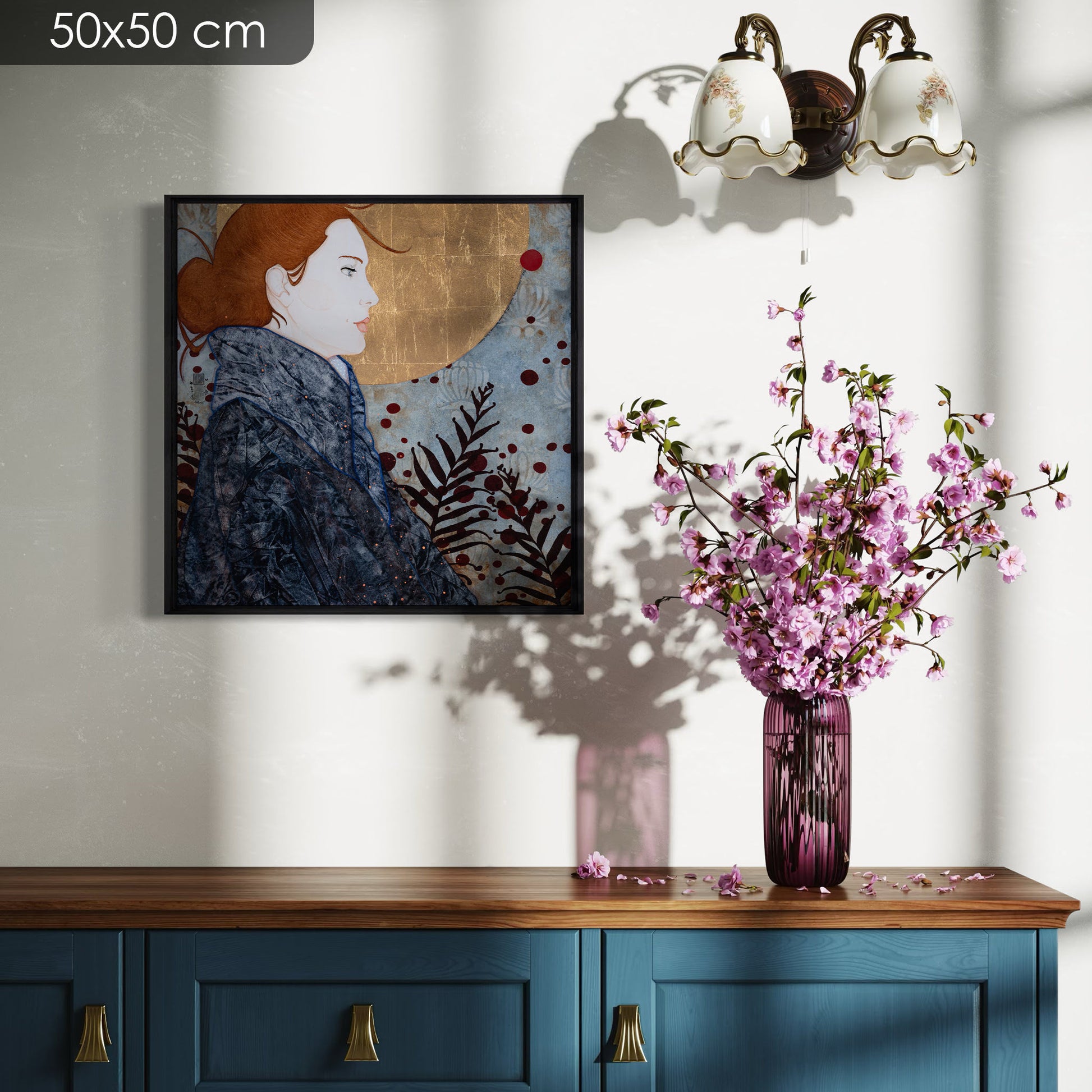 Portraits de femmes par Lalou Kraffe à la galerie KLE, douceur et poésie, Bretagne et Normandie