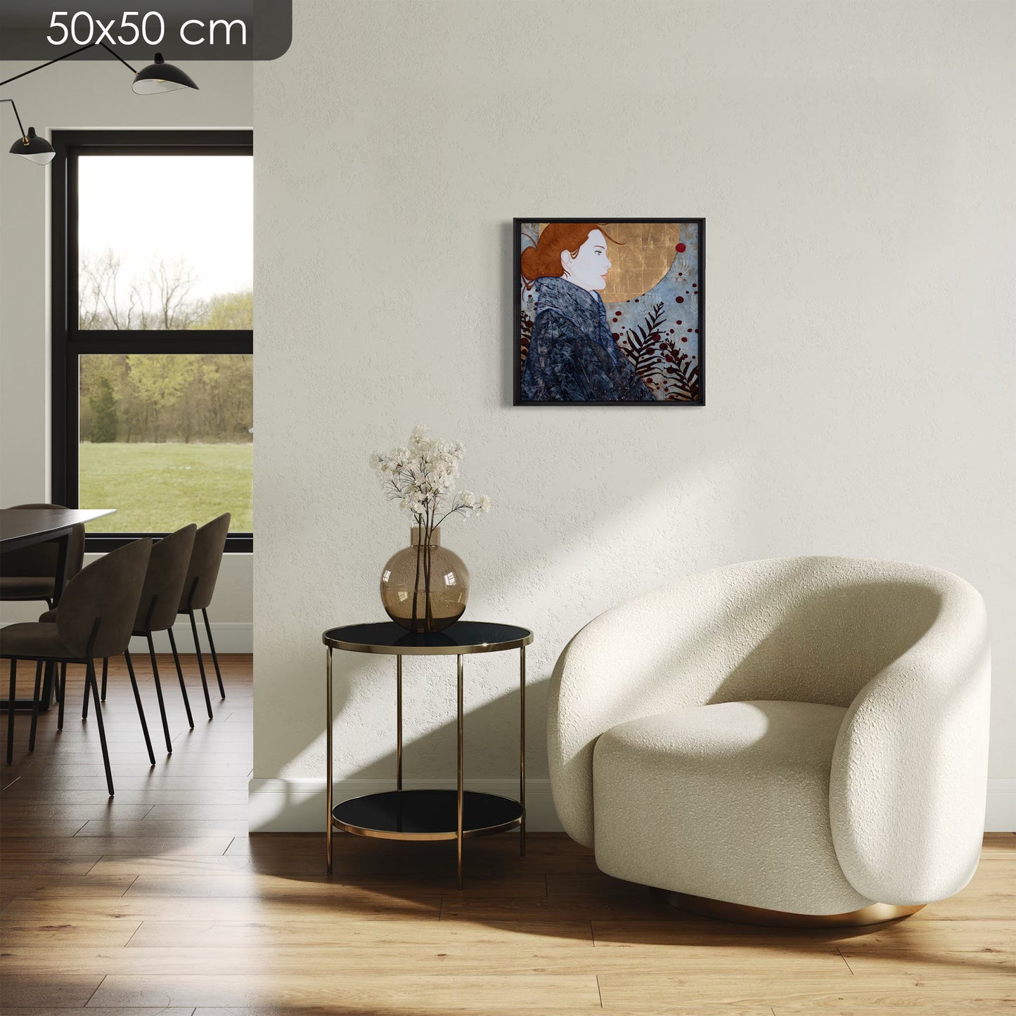 Portraits de femmes par Lalou Kraffe à la galerie KLE, douceur et poésie, Bretagne et Normandie