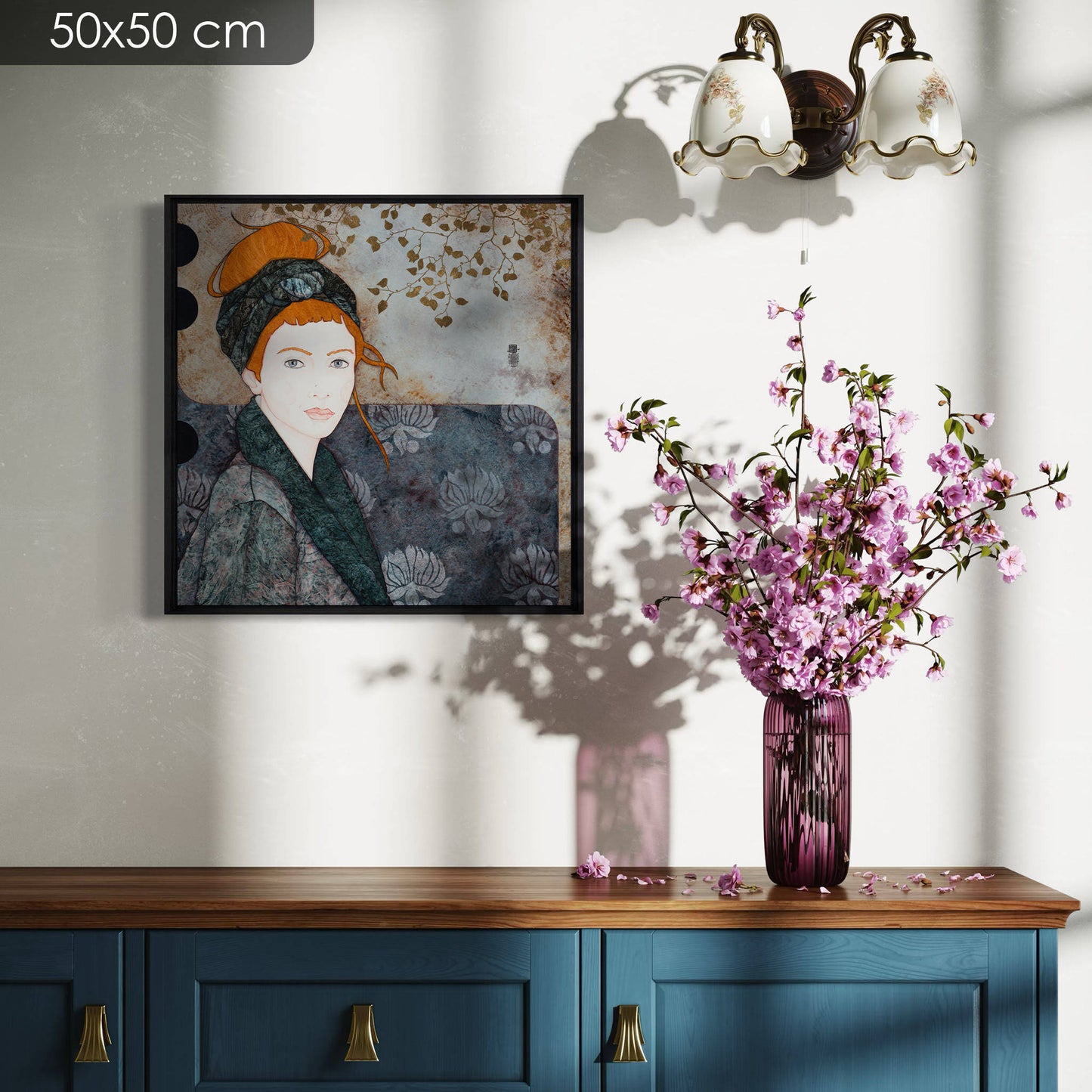 Rêveuse, tirage poétique de portrait féminin, Lalou Kraffe, Auray, Pont-Aven, Honfleur