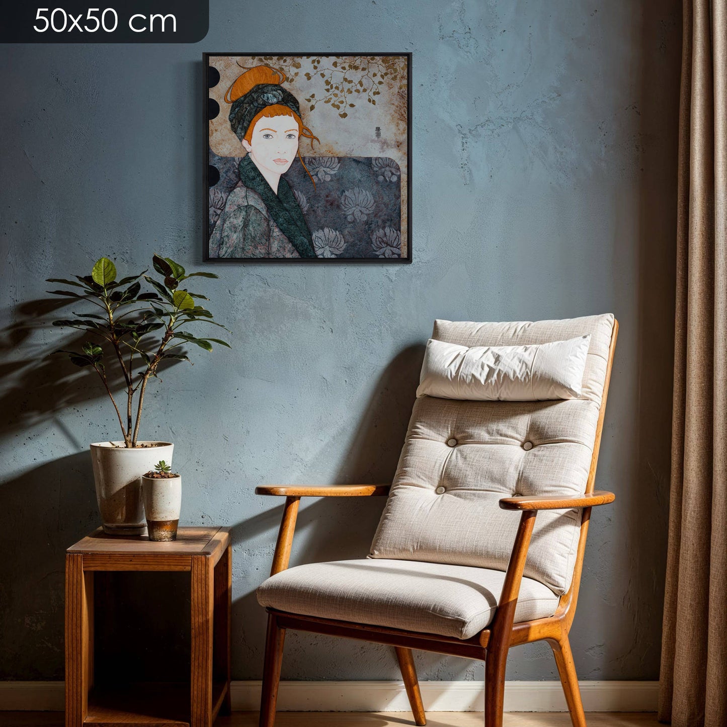 Rêveuse, tirage poétique de portrait féminin, Lalou Kraffe, Auray, Pont-Aven, Honfleur