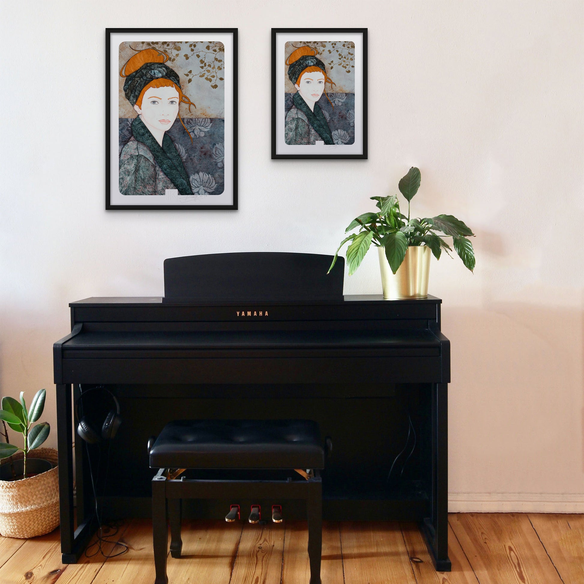 Poétique et rêveuse Tirage d’Art Portrait féminin Lalou Kraffe Auray Pont-Aven Honfleur