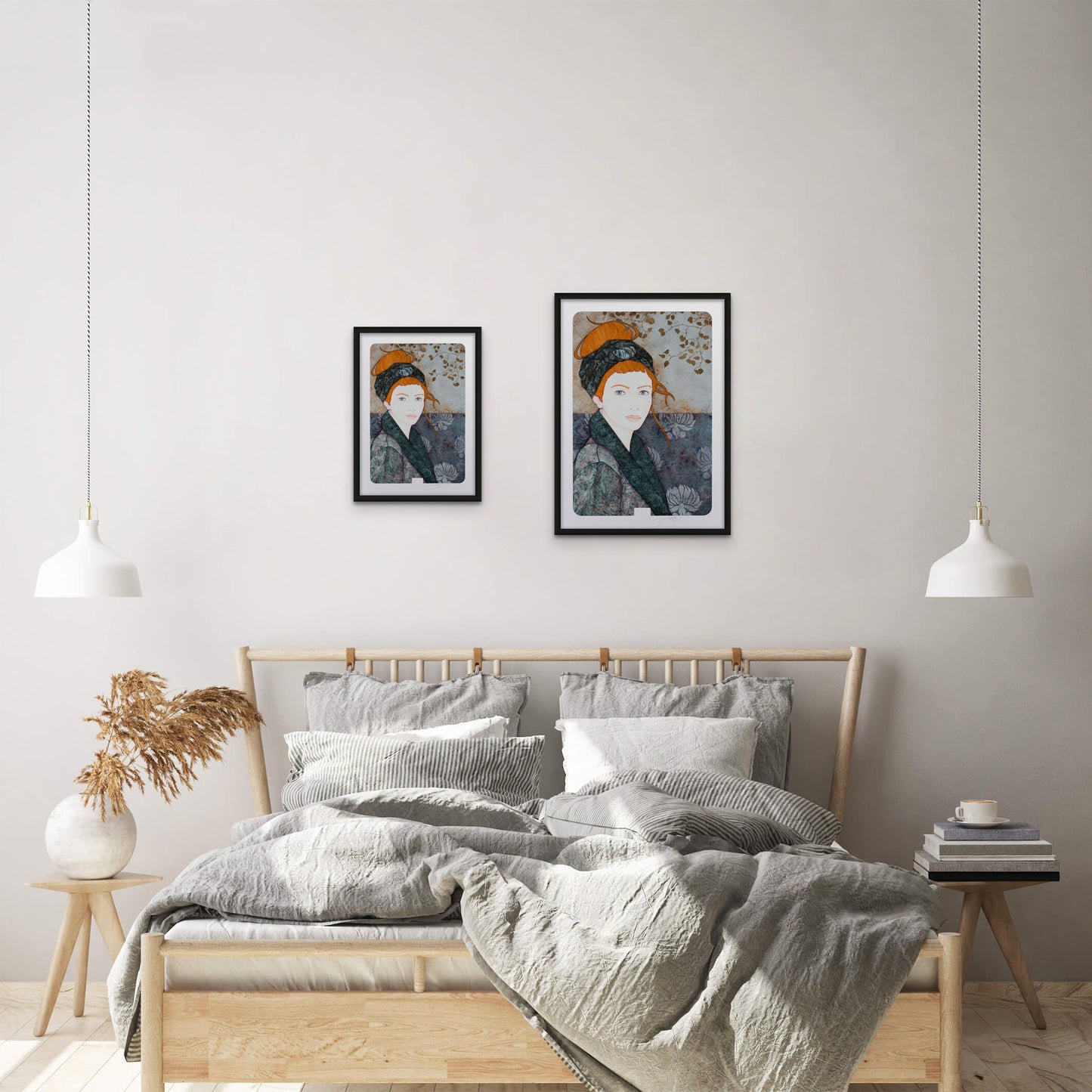 Poétique et rêveuse Tirage d’Art Portrait féminin Lalou Kraffe Auray Pont-Aven Honfleur