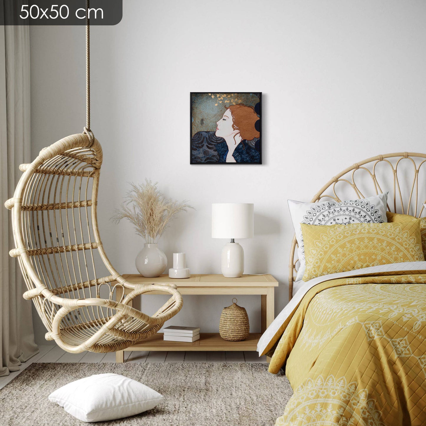 Sérénité et élégance, portraits figuratifs féminins, KLE, galerie, Lalou Kraffe, Bretagne et Normandie