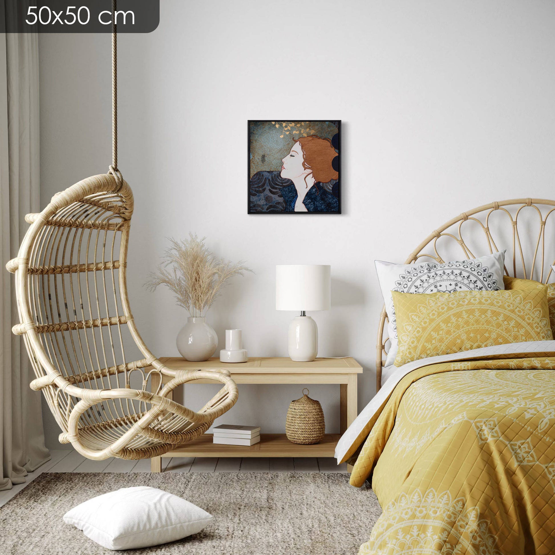 Sérénité et élégance, portraits figuratifs féminins, KLE, galerie, Lalou Kraffe, Bretagne et Normandie