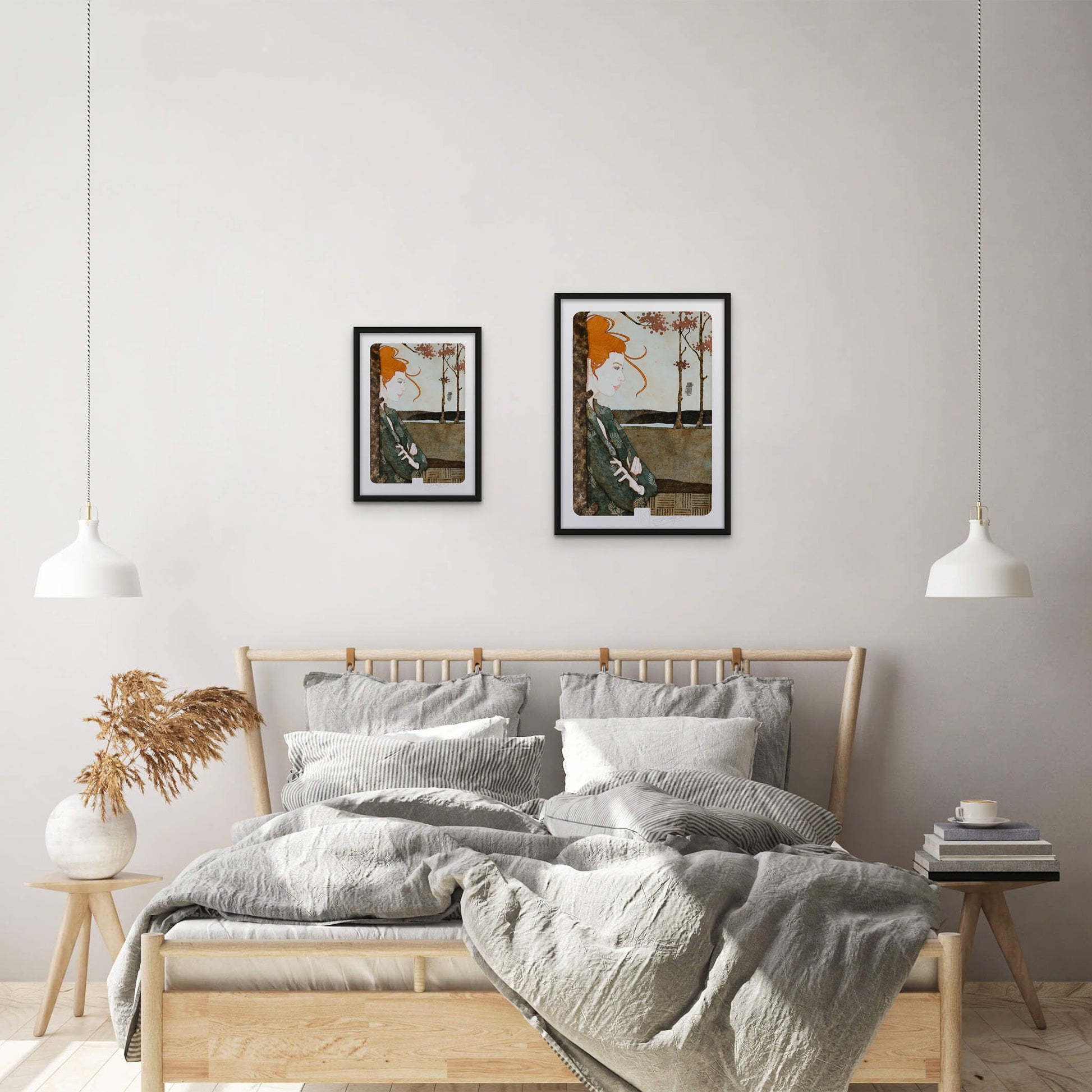 Tirage d’Art de portrait féminin par Lalou Kraffe Galerie Kle Émotion poétique