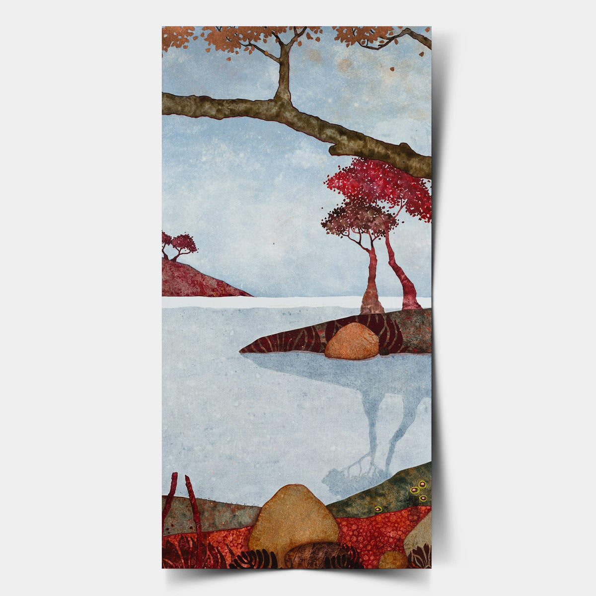 Paysages japonisants, triptyque, sérénité et contemplation, Bretagne et Normandie, école de Pont-Aven, Nabi