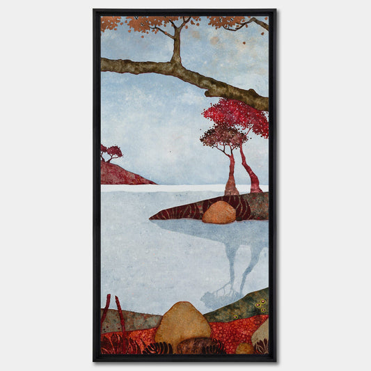 Paysages japonisants, triptyque, sérénité et contemplation, Bretagne et Normandie, école de Pont-Aven, Nabi