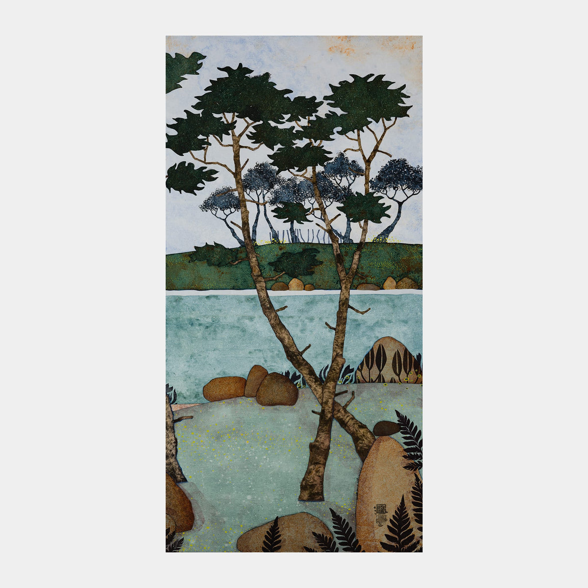 Triptyque 4C original — Trois mouettes qui râlent pendant que je siffle au soleil