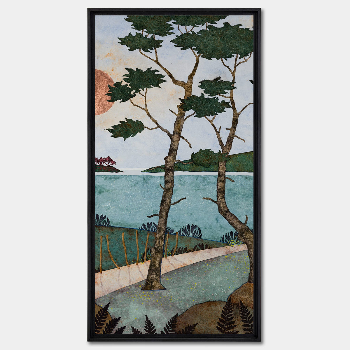 Triptyque 4B : Une flopée d'hirondelles gargouille dans le ciel... Et assise ici, je rêve tranquille. — Lalou Kraffe