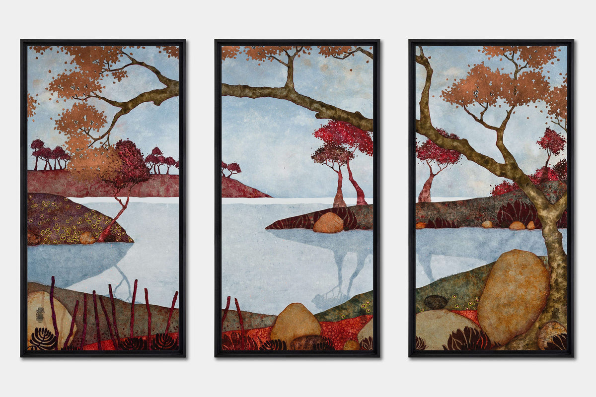 Triptyque — « Je suis passée derrière les barrières… » — Série limitée — ensemble complet