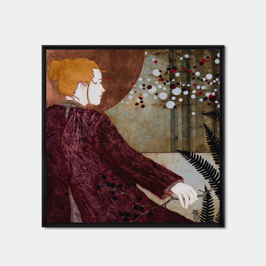Portrait de femme, artiste peintre femme, douceur, apaisement et poésie en Normandie et Bretagne