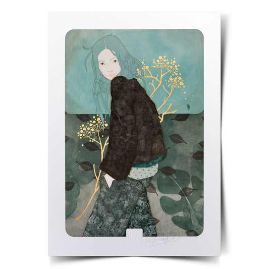 Enlacée d'herbes folles... Tu cajoles mon coeur de belle humeur...